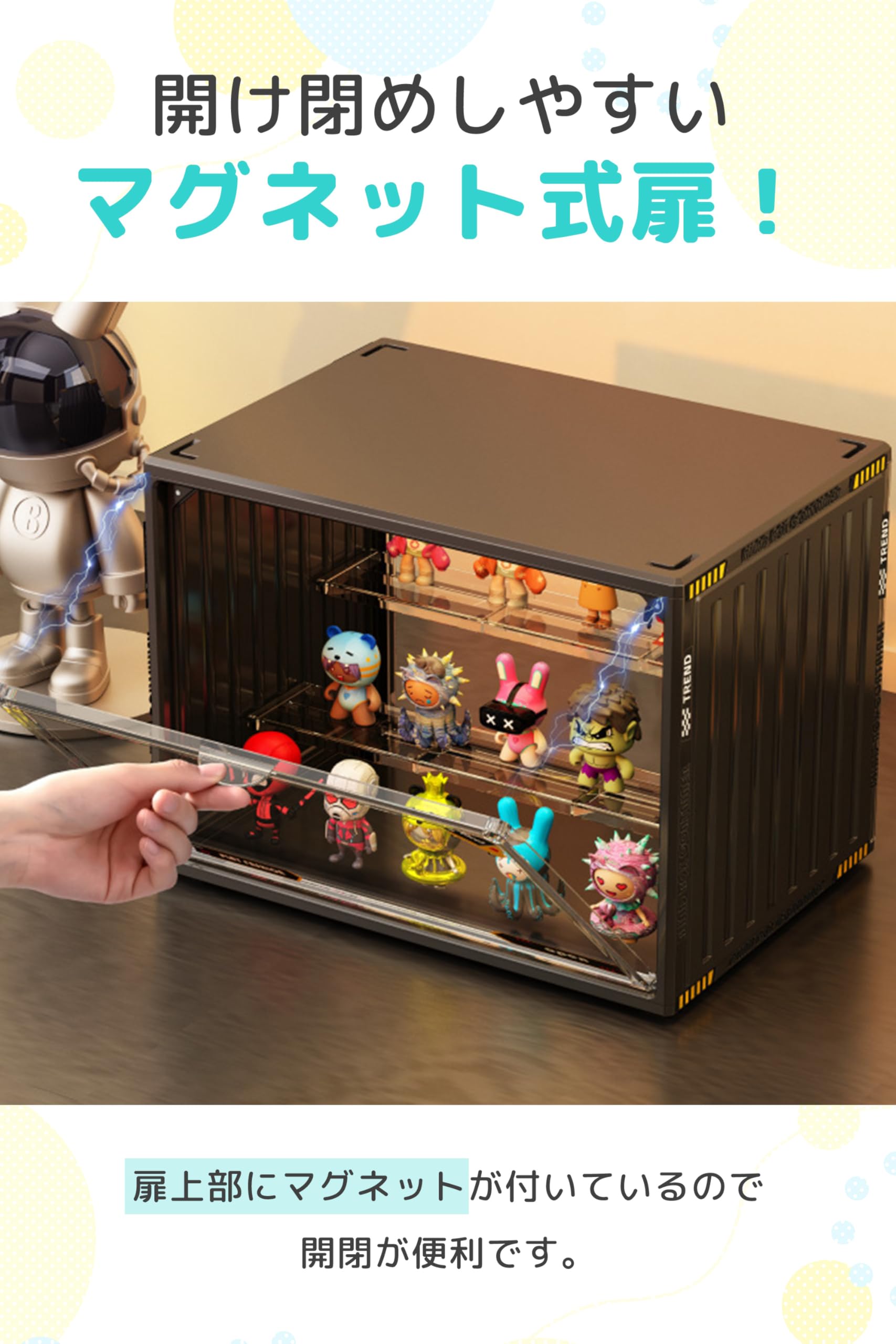 Amazon.co.jp: AP LAB フィギュア クリアケース ディスプレイボックス